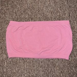 Pink Bandeau Bra Top